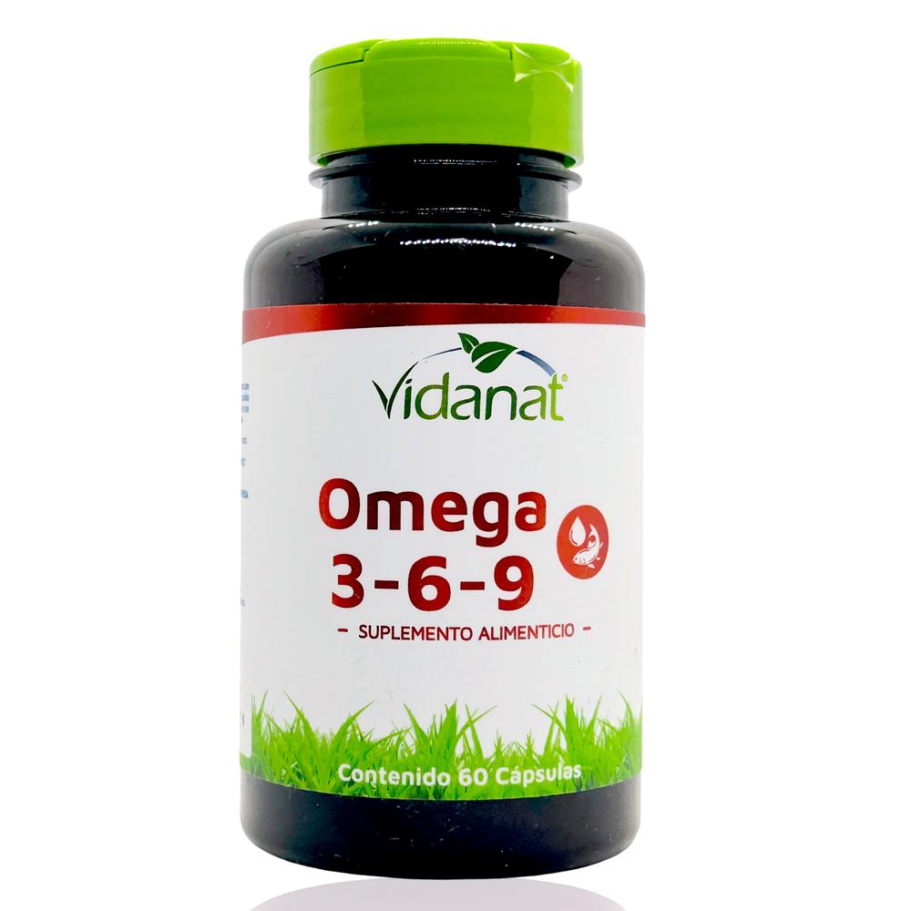 Foto 2 pulgar | Omega 3, 6 Y 9 60 Cápsulas Vidanat.