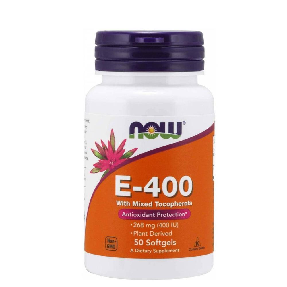 Foto 2 pulgar | Vitaminas Now E 400iu 50 Softgels