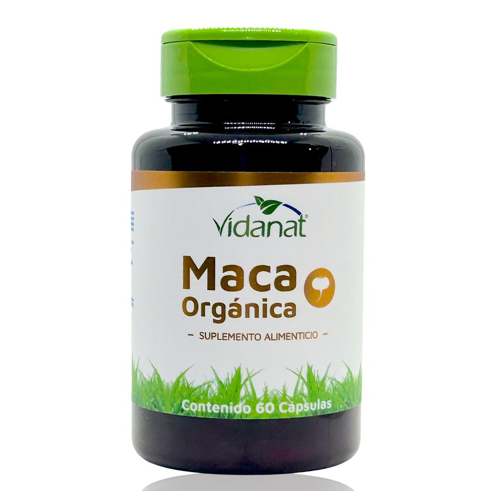 Maca Orgánica 60 Cápsulas Vidanat