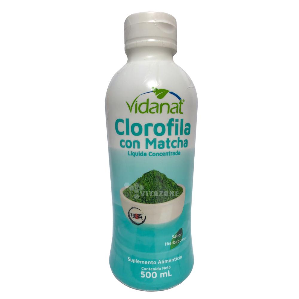 Foto 2 pulgar | Clorofila Con Matcha 500 Ml Vidanat