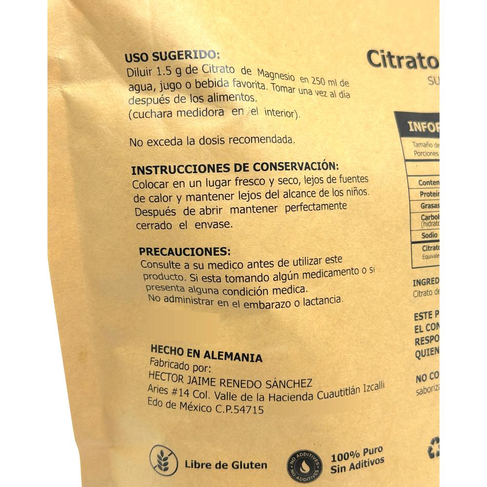 Foto 4 pulgar | Citrato De Magnesio En Polvo 1 Kg Granalia