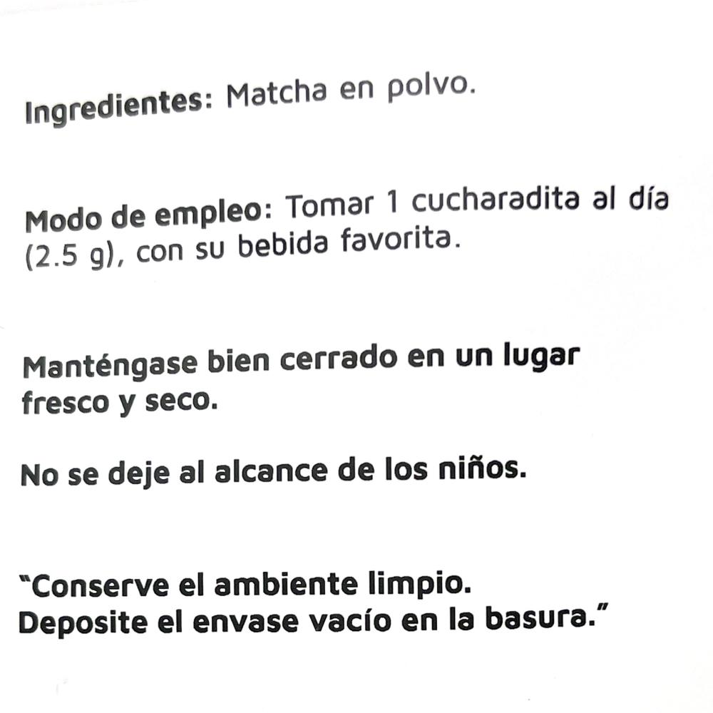 Foto 3 | Matcha En Polvo 50 Grs Vidanat