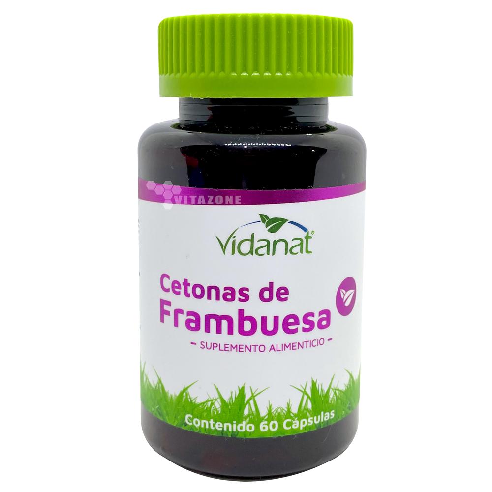 Cetonas De Frambuesa 60 Cápsulas Vidanat