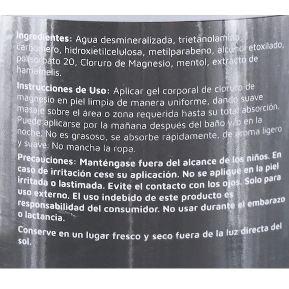 Foto 3 pulgar | Gel Cloruro De Magnesio 475 G Vidanat