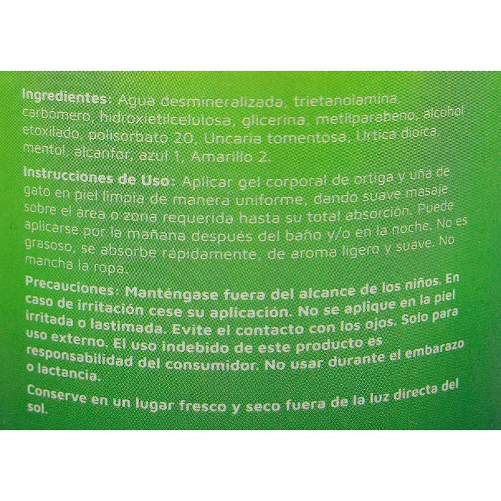 Foto 2 | Gel Ortiga Y Uña De Gato 475 Gr Vidanat