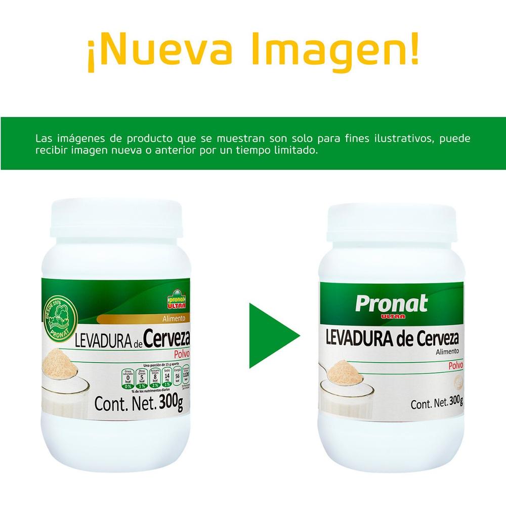 Foto 7 pulgar | Suplemento Alimenticio de Levadura De Cerveza Pronat en Polvo 300 Gr