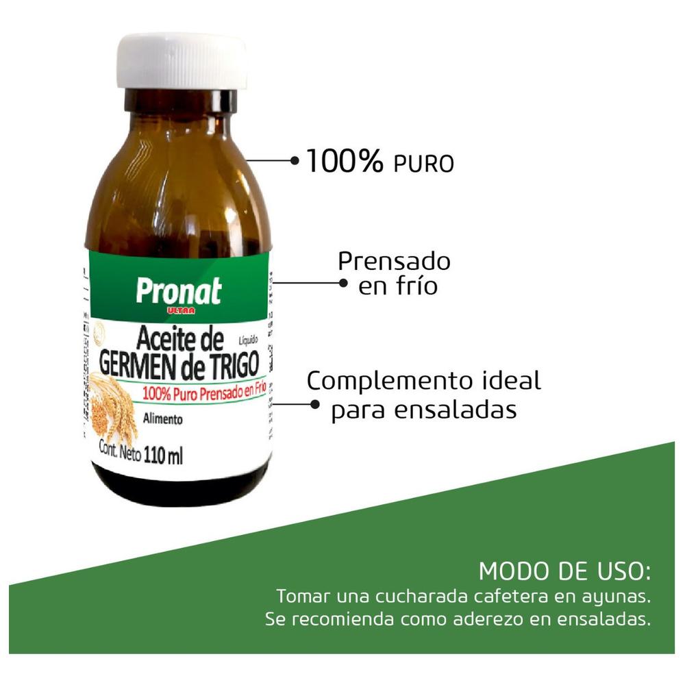 Foto 6 pulgar | Suplemento Alimenticio Pronat Aceite de Germen de Trigo 110 Ml