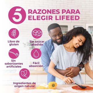 Foto 4 | Suplemento Alimenticio Lifeed5 con Colágeno 2 Piezas de 120 Cápsulas