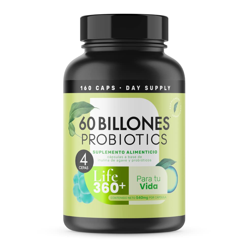 Foto 2 pulgar | Suplemento Alimenticio Life 360+ Probiotics 60 Billones de Probióticos 160 Cápsulas