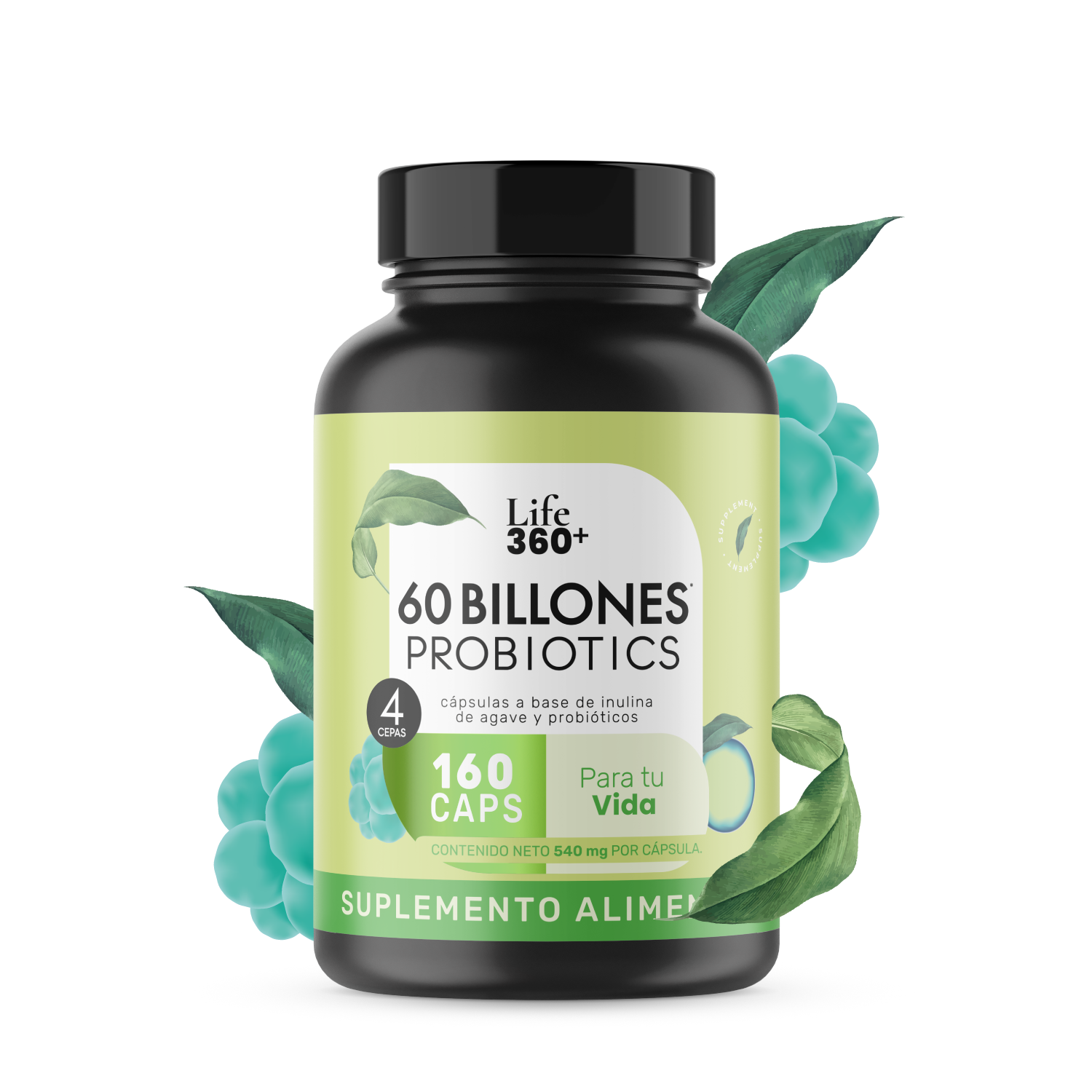 Foto 5 | Suplemento Alimenticio Life 360+ Probiotics 60 Billones de Probióticos 160 Cápsulas
