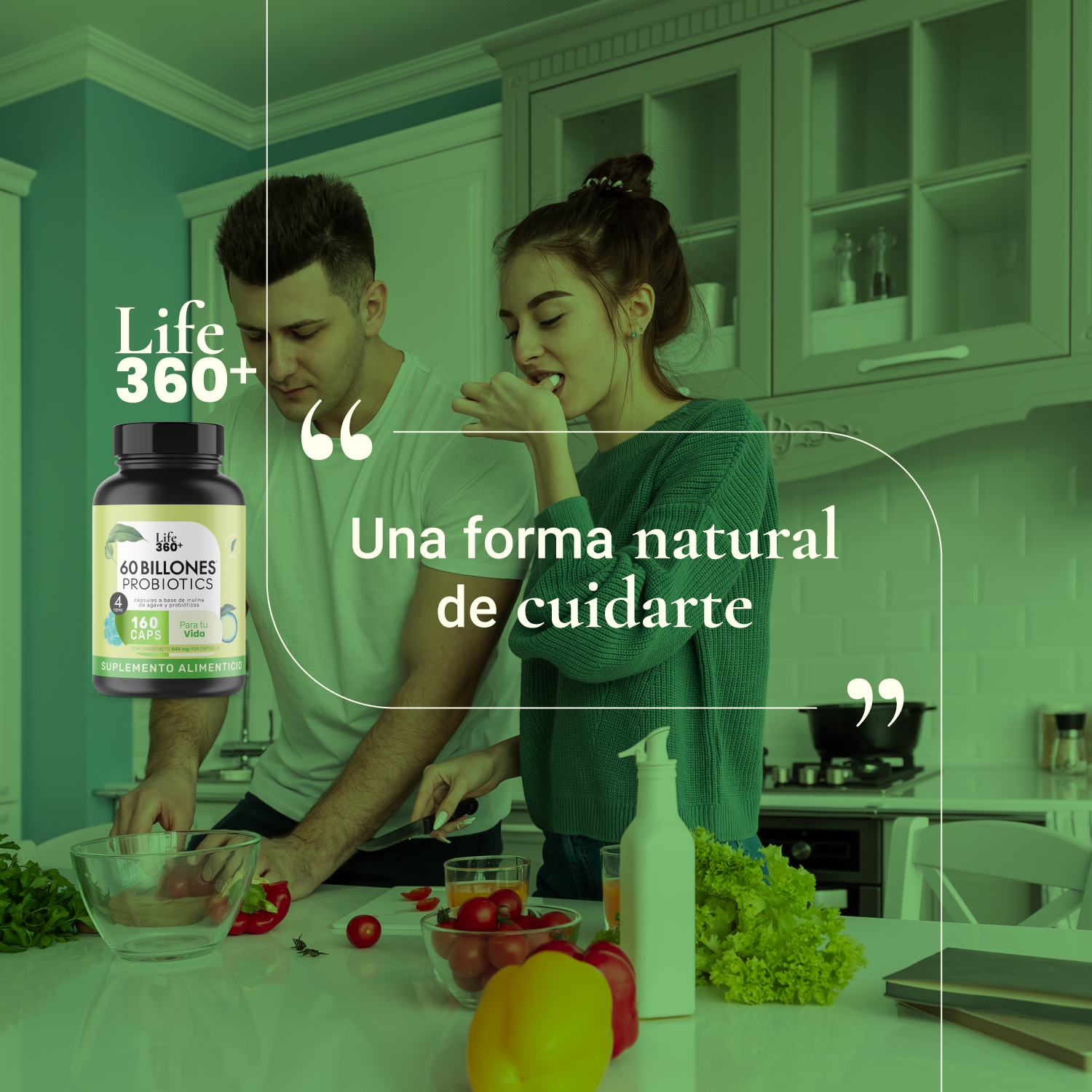 Foto 8 pulgar | Suplemento Alimenticio Life 360+ Probiotics 60 Billones de Probióticos 160 Cápsulas