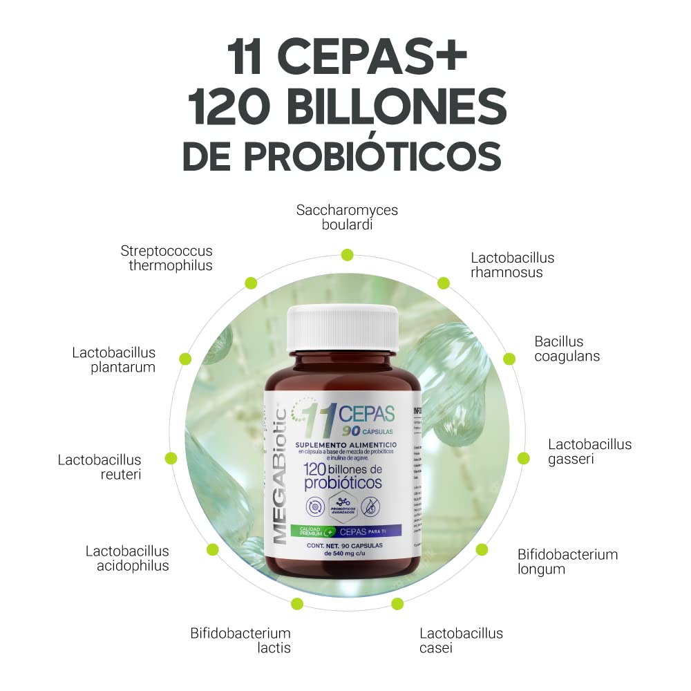 Foto 5 pulgar | Suplemento Alimenticio Megabiotic 120 Billones de Probióticos 90 Cápsulas