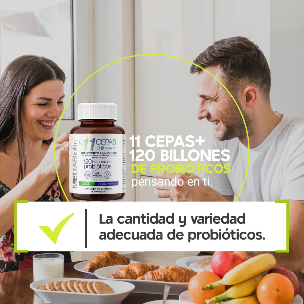 Foto 6 pulgar | Suplemento Alimenticio Megabiotic 120 Billones de Probióticos 90 Cápsulas