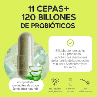 Foto 7 | Suplemento Alimenticio Megabiotic 120 Billones de Probióticos 90 Cápsulas