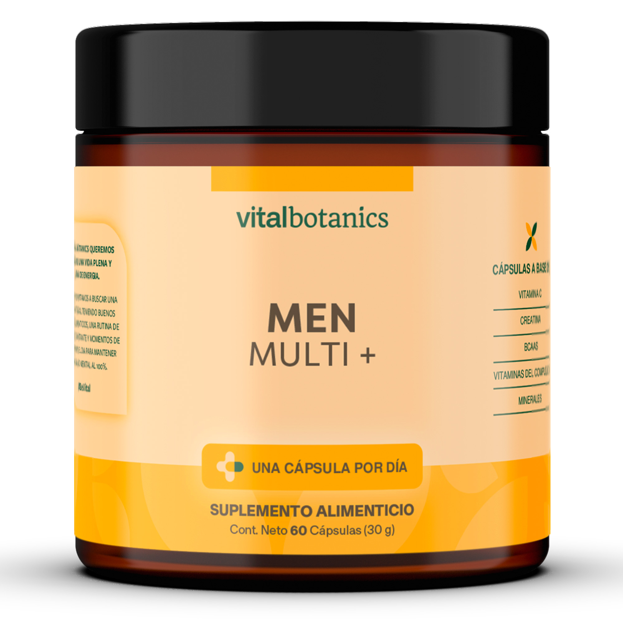 Foto 2 pulgar | Suplemento Alimenticio Vitalbotanics Multivitamínico 60 Cápsulas para Hombre