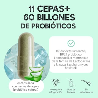 Foto 7 | Suplemento Alimenticio Megabiotic 60 Billones de Probióticos 120 Cápsulas