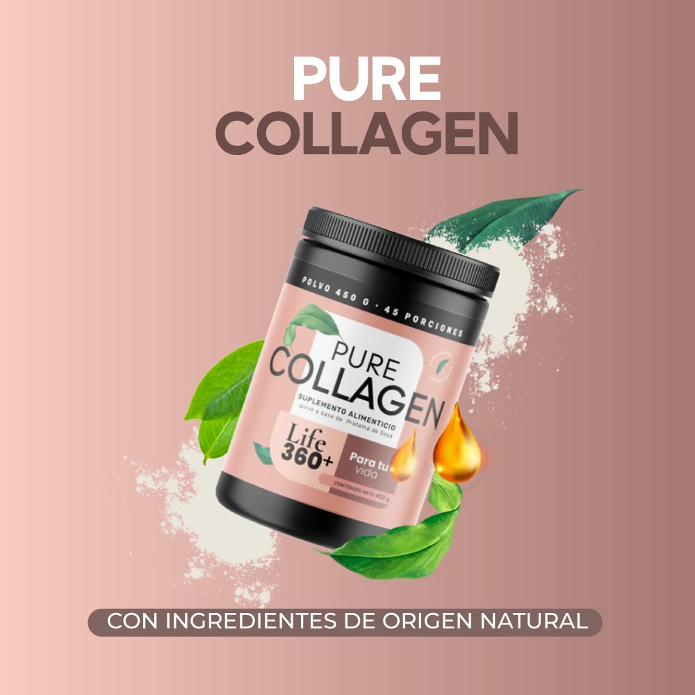 Foto 3 pulgar | Suplemento Alimenticio Life 360+ Colágeno Hidrolizado 405 g