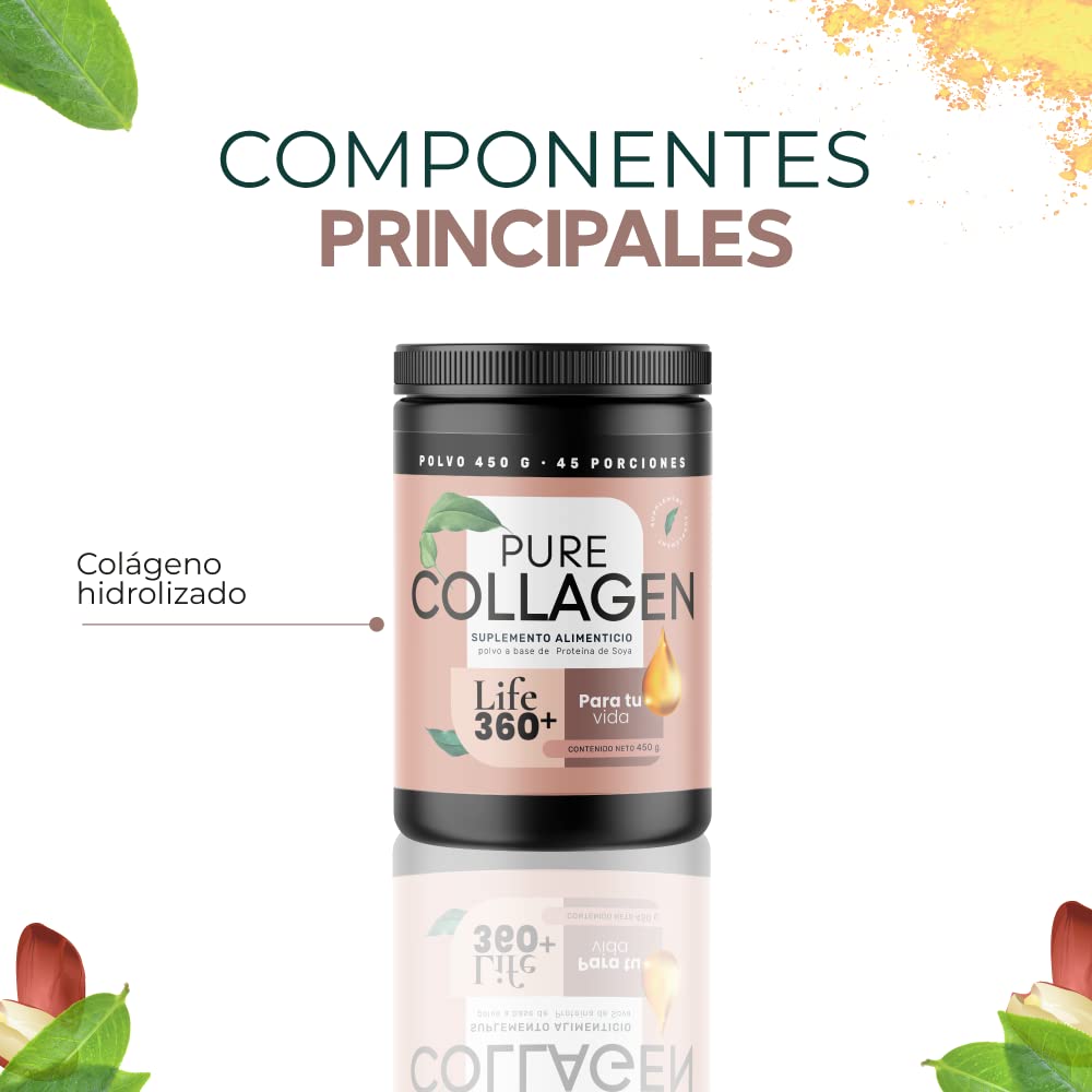 Foto 5 pulgar | Suplemento Alimenticio Life 360+ Colágeno Hidrolizado 405 g