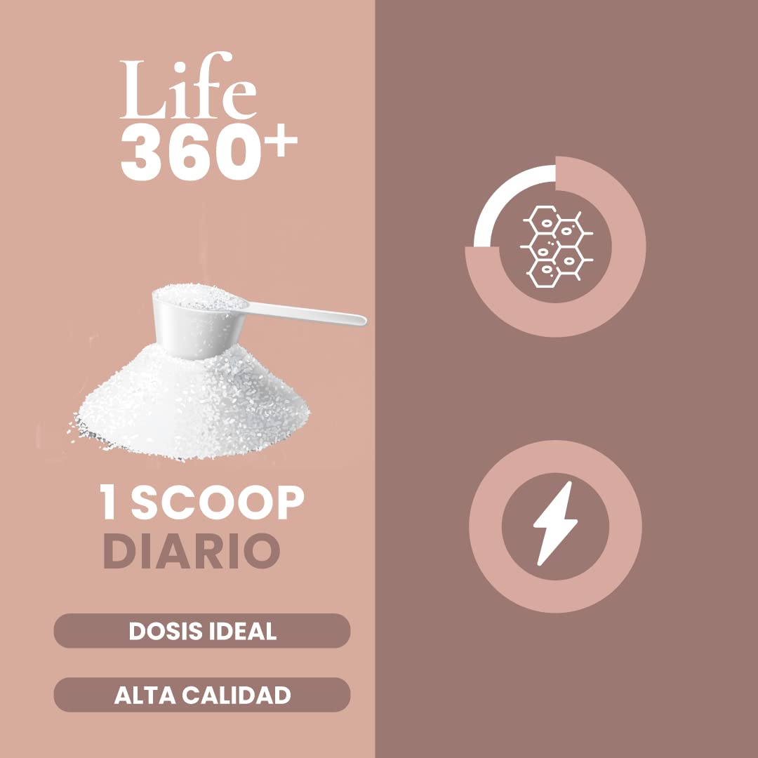 Foto 7 pulgar | Suplemento Alimenticio Life 360+ Colágeno Hidrolizado 405 g