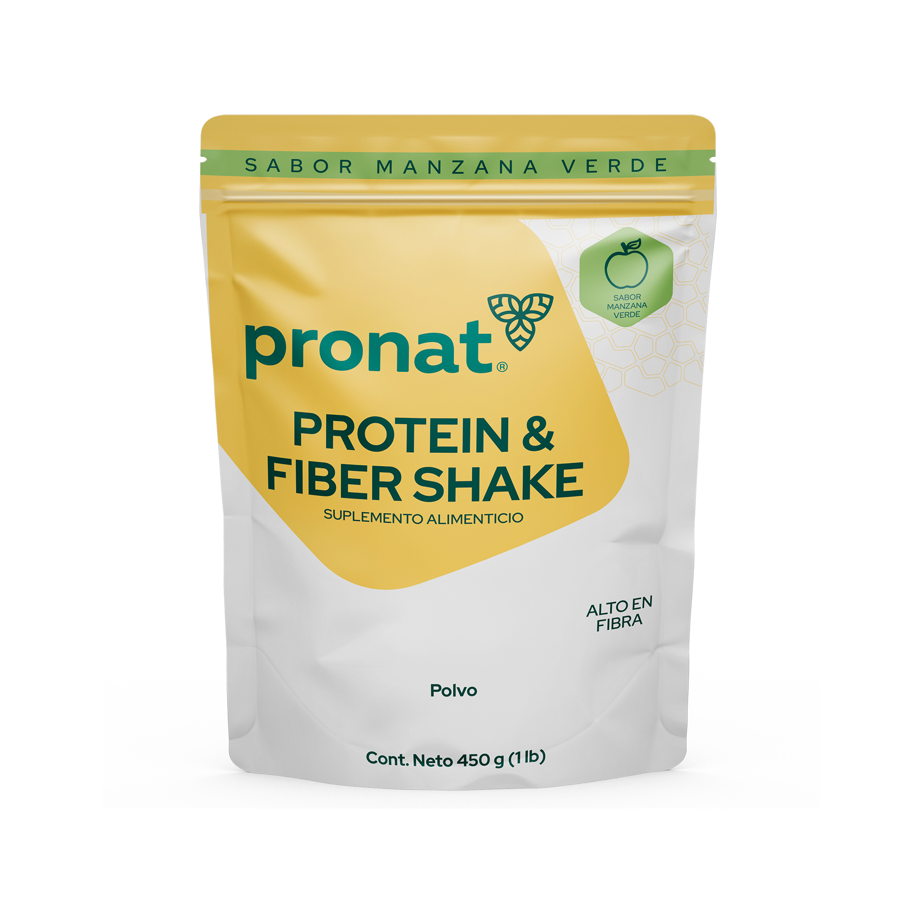 Foto 1 | Suplemento Alimenticio Pronat Protein & Fiber Manzana Verde 450 g