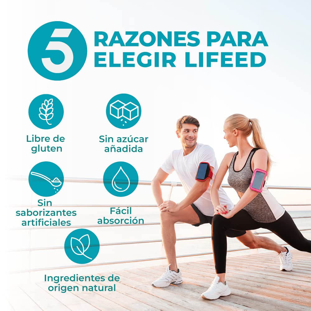 Foto 5 pulgar | Suplemento Alimenticio Lifeed5 Glucosamina 60 Cápsulas