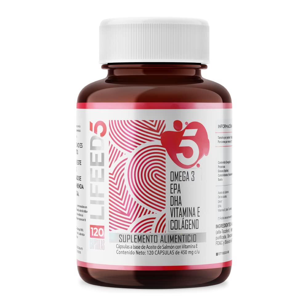 Foto 1 | Suplemento Alimenticio Lifeed5 Omega 3 120 Cápsulas
