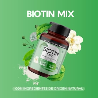 Foto 2 | Suplemento Alimenticio Life 360+ Biotin Mix Piel 200 Cápsulas
