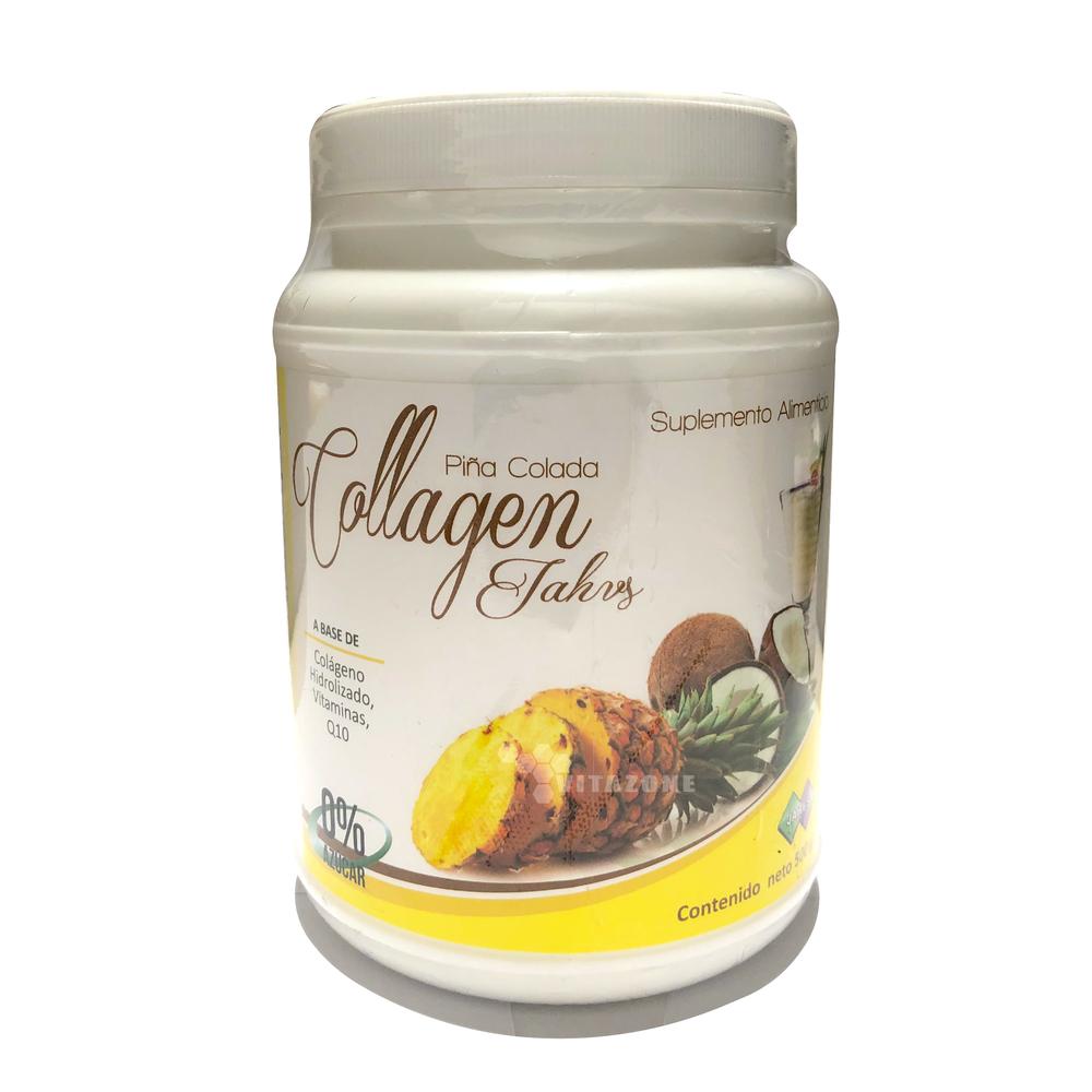 Colágeno Hidrolizado En Polvo Sabor Piña Colada De 500 Grs Jahv's.