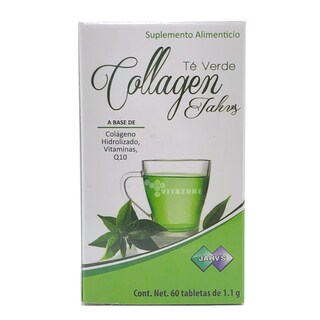 Foto 1 | Colágeno Hidrolizado Sabor Té Verde 60 Tabletas Jahv's