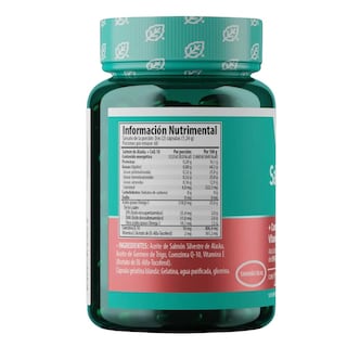 Foto 2 | Omega 3 Salmón De Alaska, Vitamina E Y Coq10 120 Cápsulas Solanum