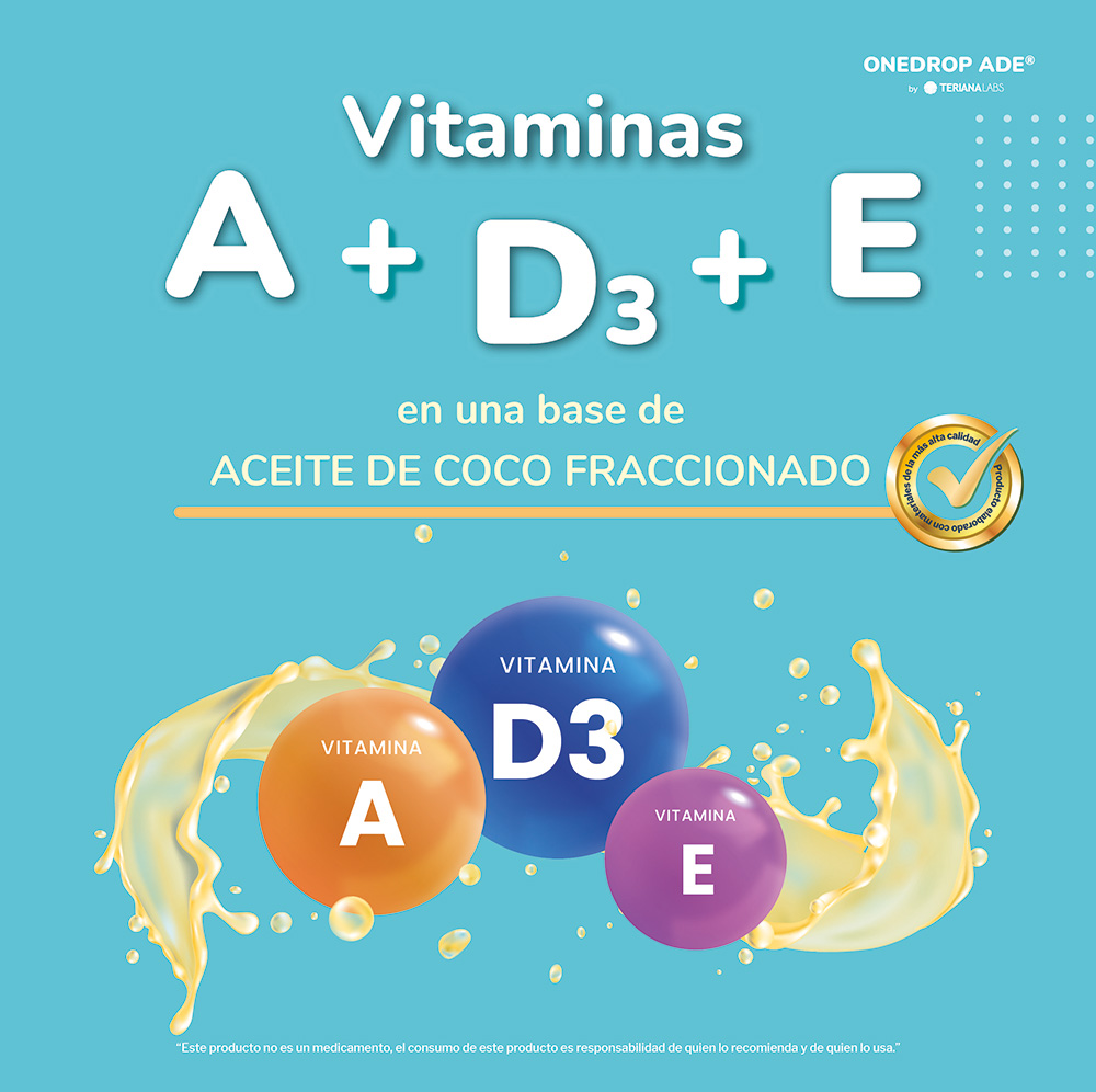 Foto 5 pulgar | Vitamina ONEDROP ADE Frasco 3 ml Ingredientes Naturales