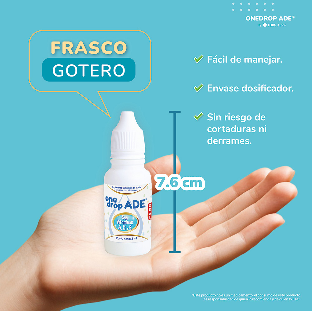 Foto 7 pulgar | Vitamina ONEDROP ADE Frasco 3 ml Ingredientes Naturales