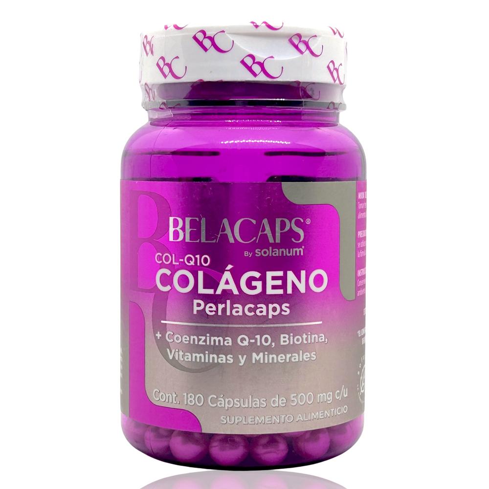 Foto 1 | Colágeno Biotina Solanum Perlacaps 180 Cápsulas