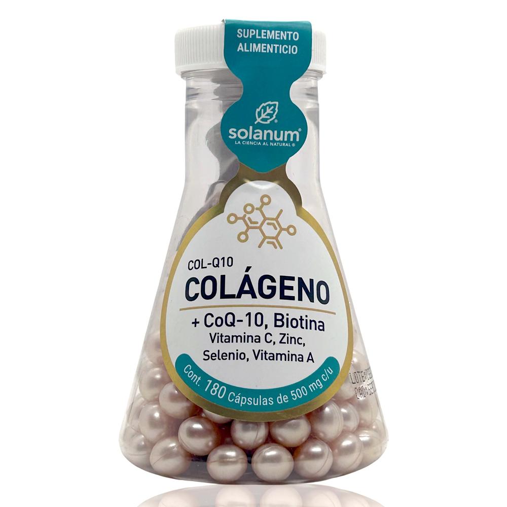 Foto 5 | Colágeno Biotina Solanum Perlacaps 180 Cápsulas