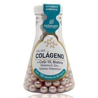 Foto 5 | Colágeno Biotina Solanum Perlacaps 180 Cápsulas