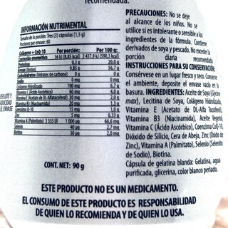 Foto 6 | Colágeno Biotina Solanum Perlacaps 180 Cápsulas