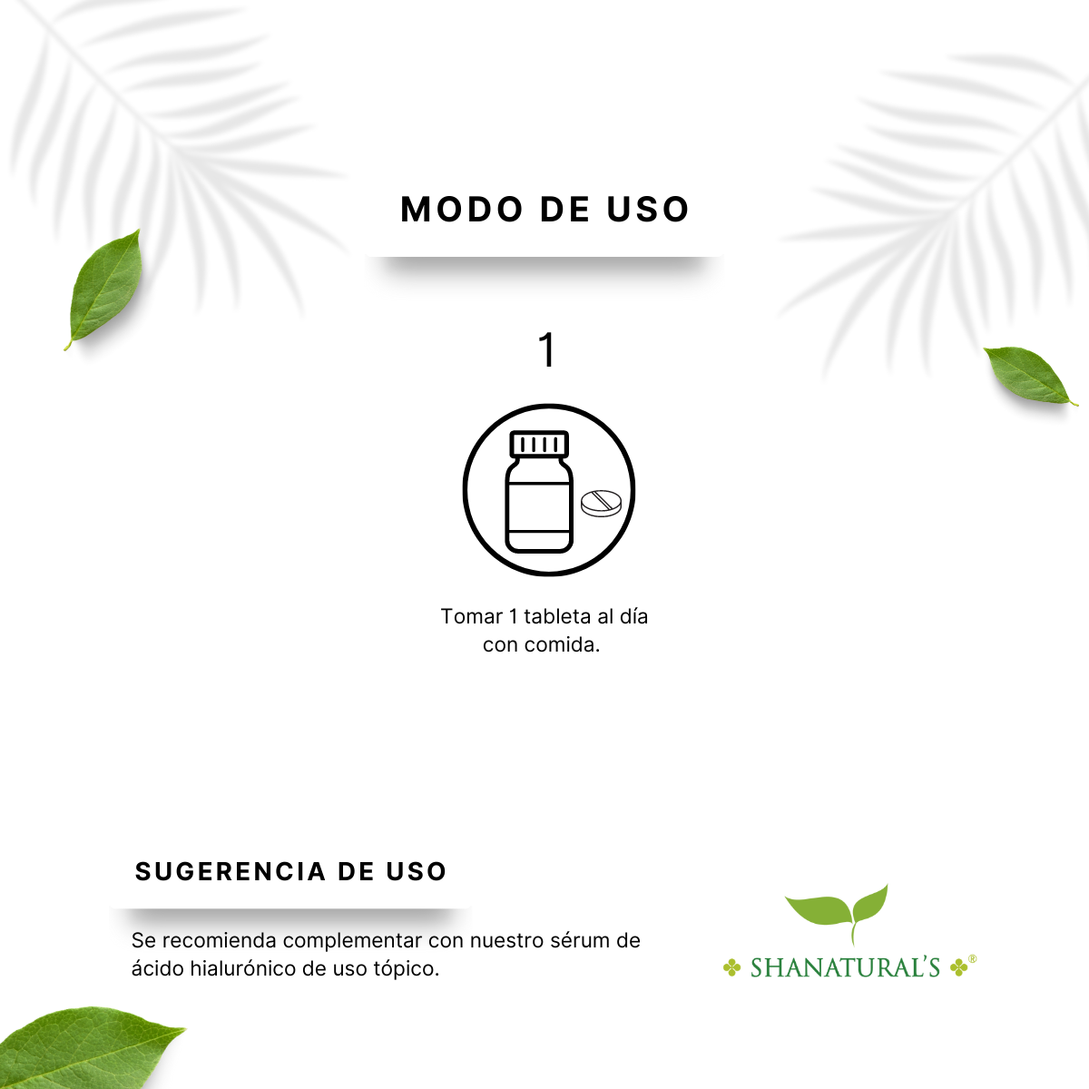 Foto 5 | Suplemento Alimenticio Shanaturals Ácido Hialurónico