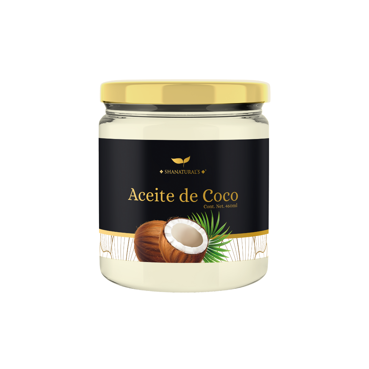 Foto 1 | Aceite de Coco Orgánico Shanatural's Extra Virgen 460 ml