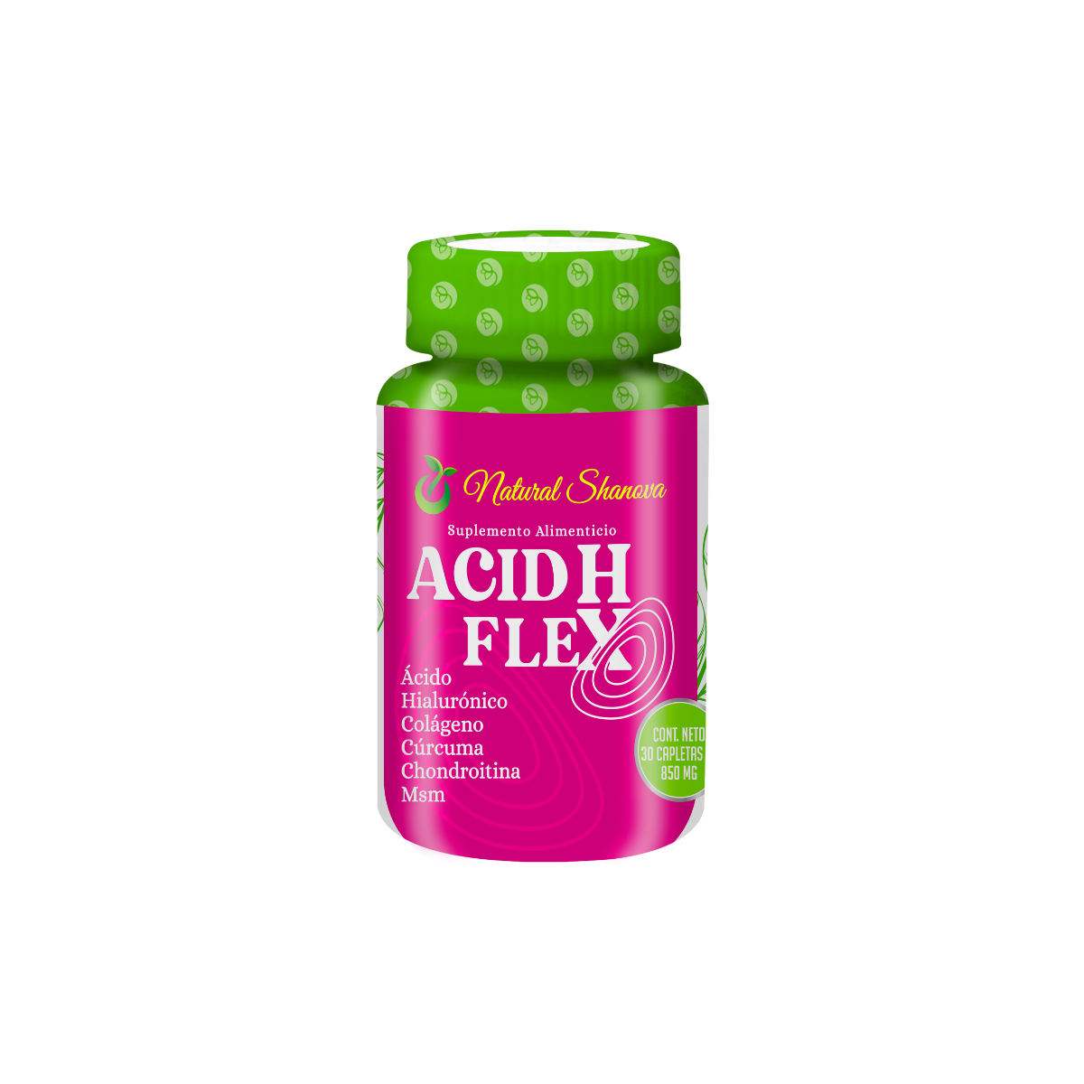 Suplemento Alimenticio Shanatural's con Ácido Hialurónico 30 Tabletas