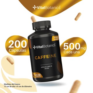 Foto 3 | Suplemento AlimenticioVITALBOTANICS a Base de Cafeina 200 Cápsulas