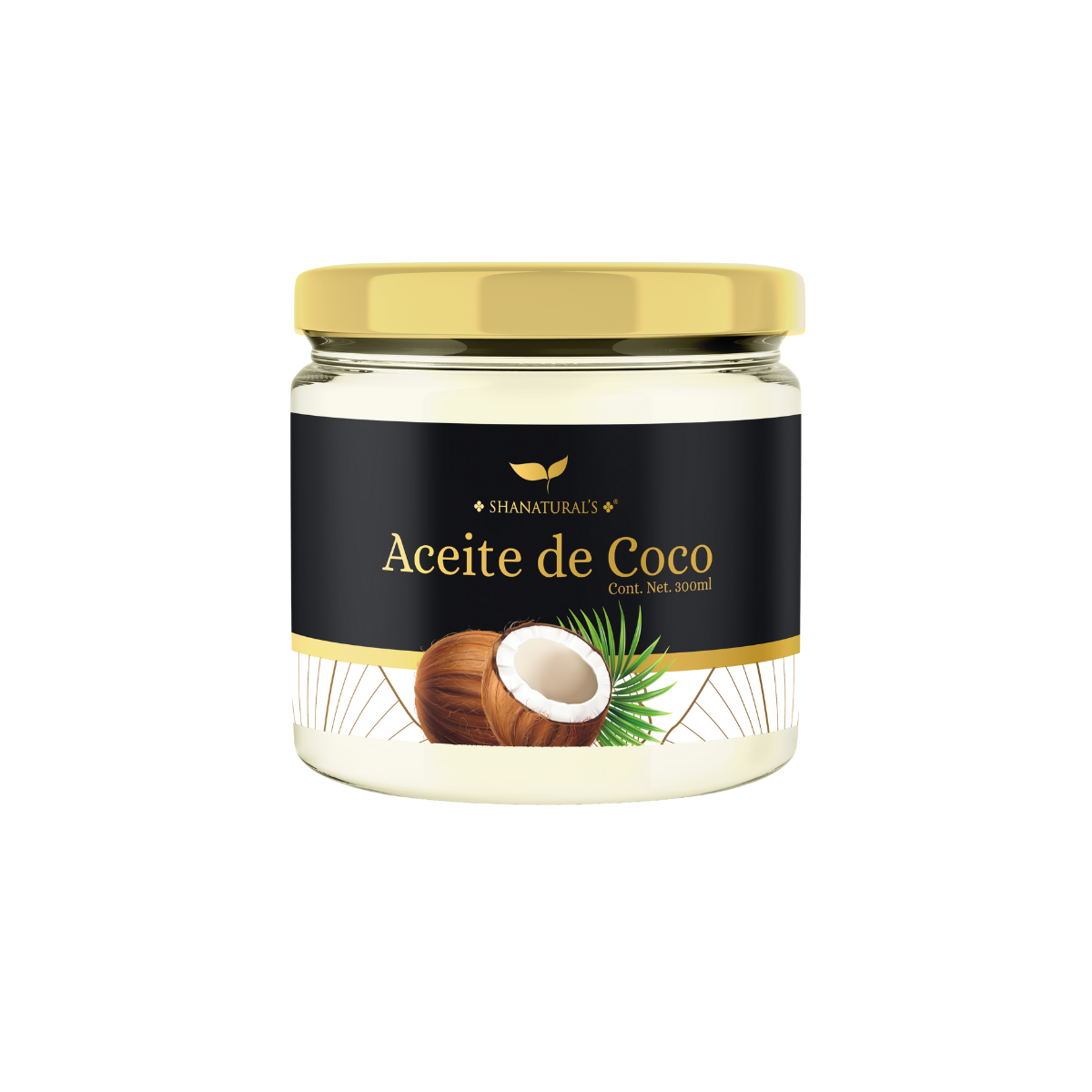 Foto 1 | Aceite De Coco Orgánico Extra Virgen Shanaturals Color Beige