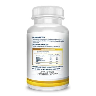 Foto 2 | Suplemento Alimenticio Naima Lab Fenogreco 100 Cápsulas de 500 MG