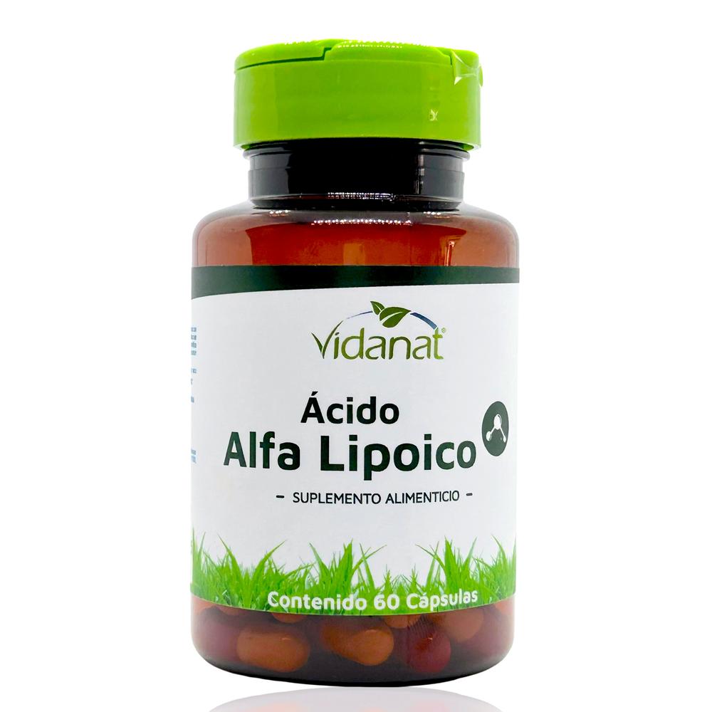 Ácido Alfa Lipoico 60 Cápsulas Vidanat - Suplemento Antioxidante