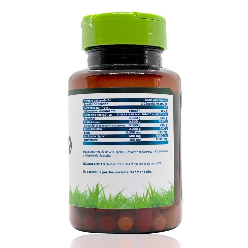 Foto 4 | Ácido Alfa Lipoico 60 Cápsulas Vidanat - Suplemento Antioxidante