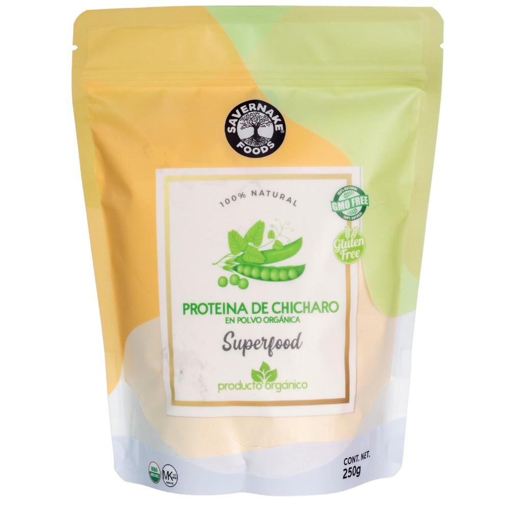 Foto 2 pulgar | Proteína de Chícharo Orgánica en Polvo Savernake Foods Superfoods 250g