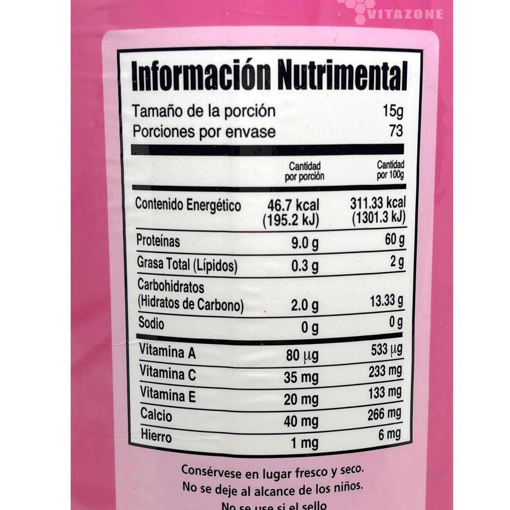 Foto 3 pulgar | Suplemento Alimenticio Ácido Hialurónico Colágeno y Aloe Vera Ypenza 1.100 KG Mora