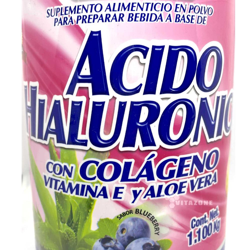 Foto 7 pulgar | Suplemento Alimenticio Ácido Hialurónico Colágeno y Aloe Vera Ypenza 1.100 KG Mora
