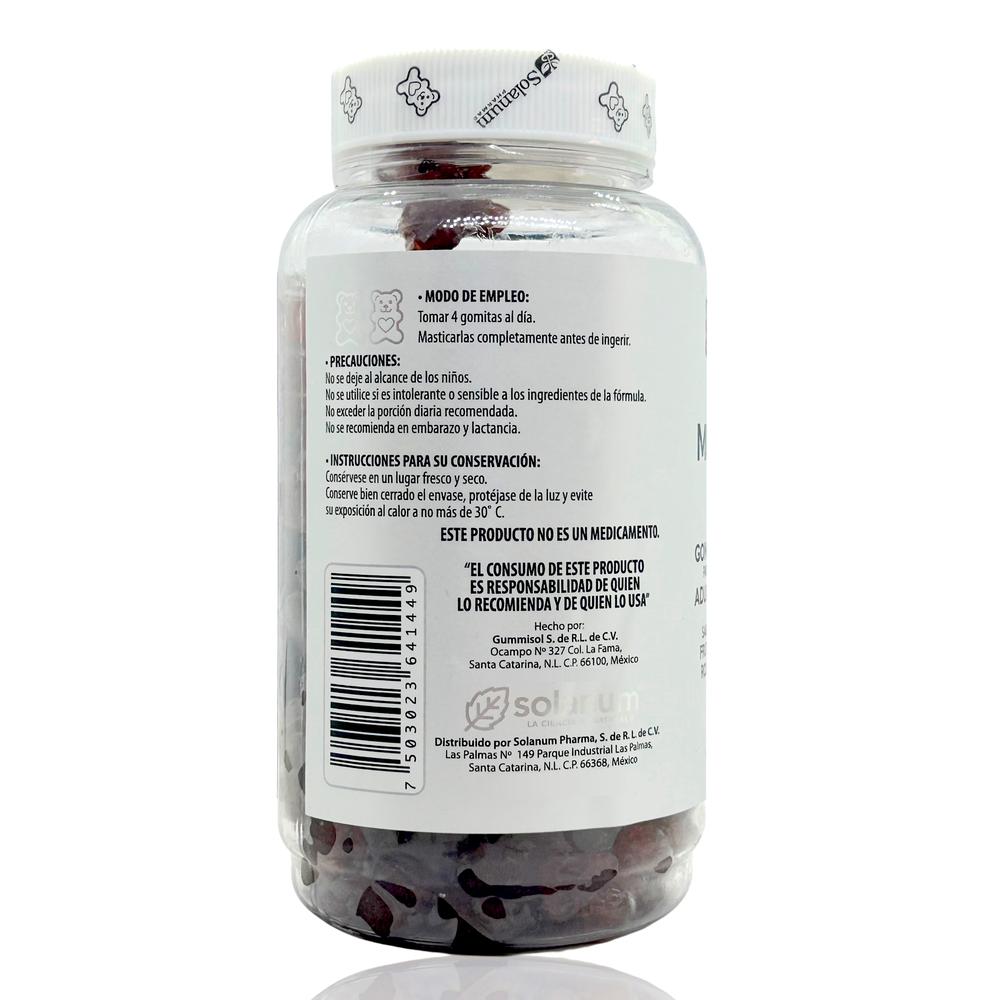 Foto 3 | Multivitaminico Solanum para Mujeres 100 Gomitas Belabear