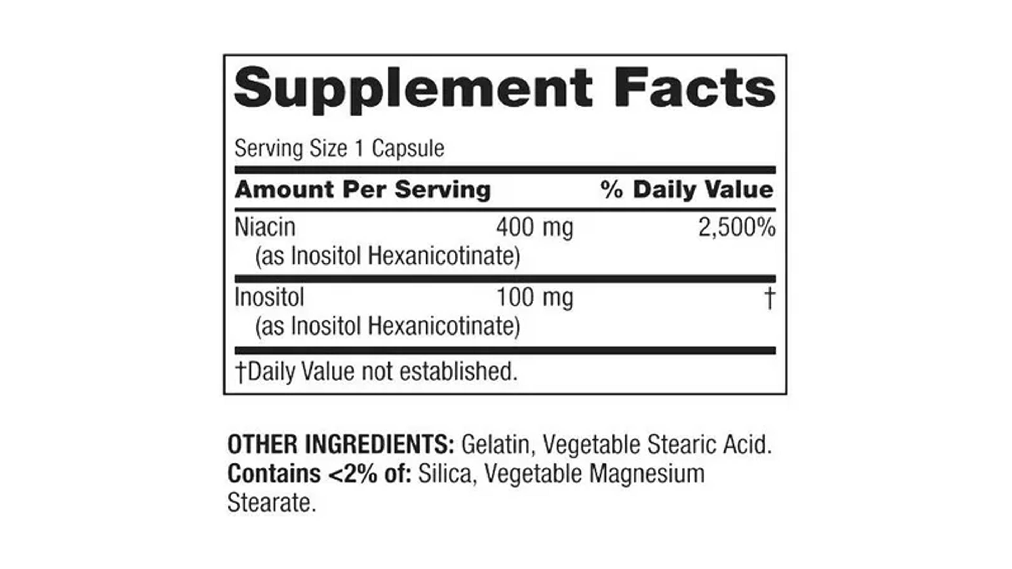 Foto 2 | Suplemento Alimenticio Sprin Valley Niacina Vitamina B3 500 mg 240 Cápsulas