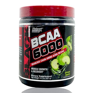 Foto 1 | Bcaa 6000 Black Nutrex 30 Servicios Manzana Verde